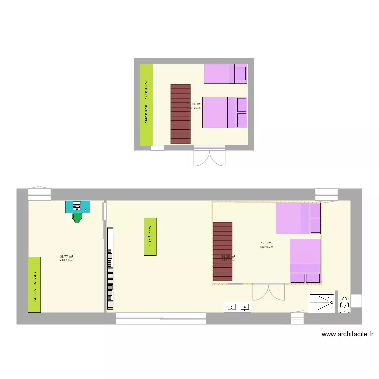 etage. Plan de 