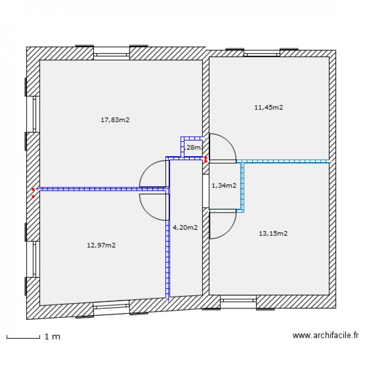 maison haut piece. Plan de 0 pièce et 0 m2