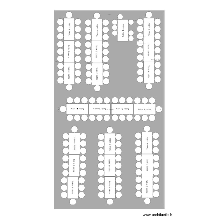 chateau mader tente 18*10. Plan de 1 pièce et 178 m2