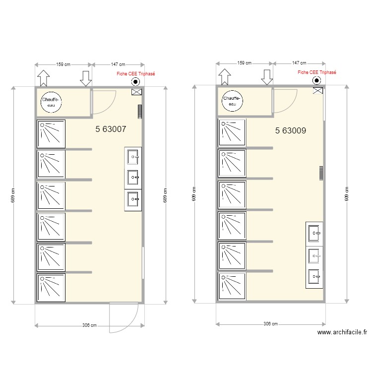 Inovyn assemblage douches. Plan de 0 pièce et 0 m2