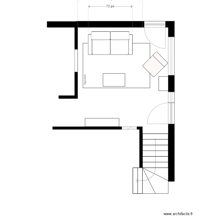bouchard salon. Plan de 0 pièce et 0 m2