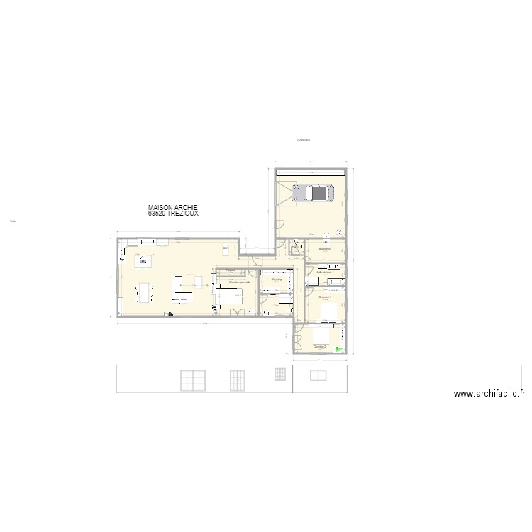 Plan architecte revu 13 sept version 2. Plan de 11 pièces et 218 m2