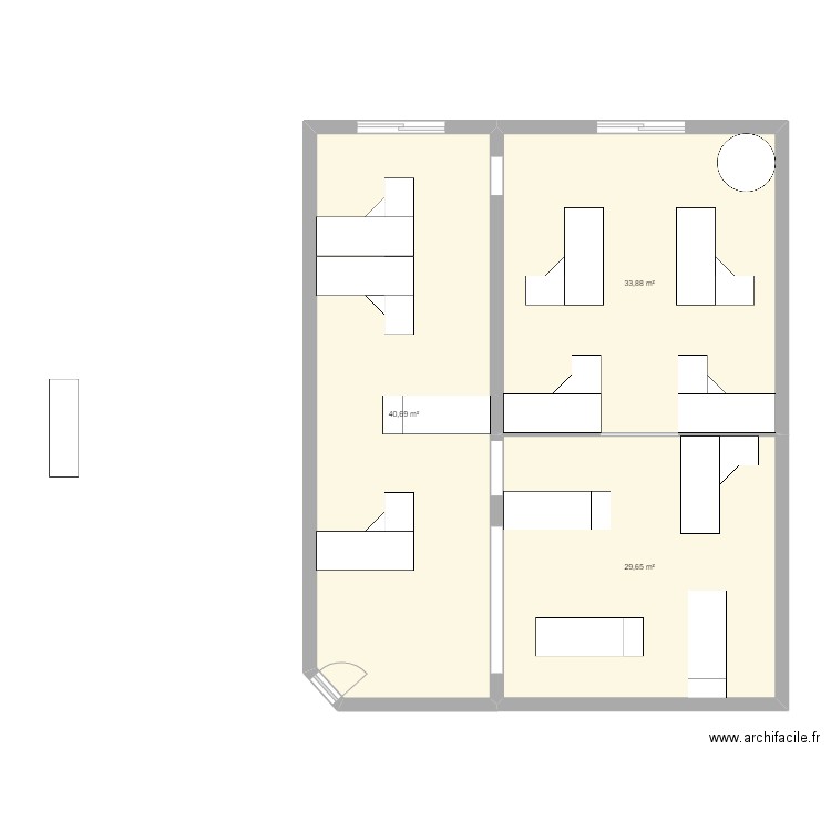 BUREAU NOUVEAU. Plan de 0 pièce et 0 m2