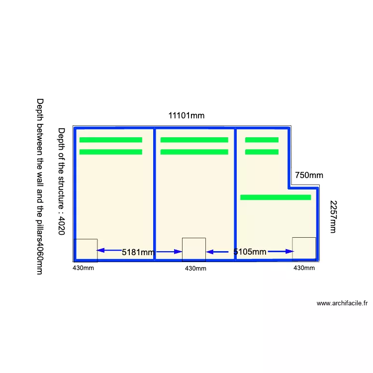 Brise Soleil LIVINGSTONE. Plan de 