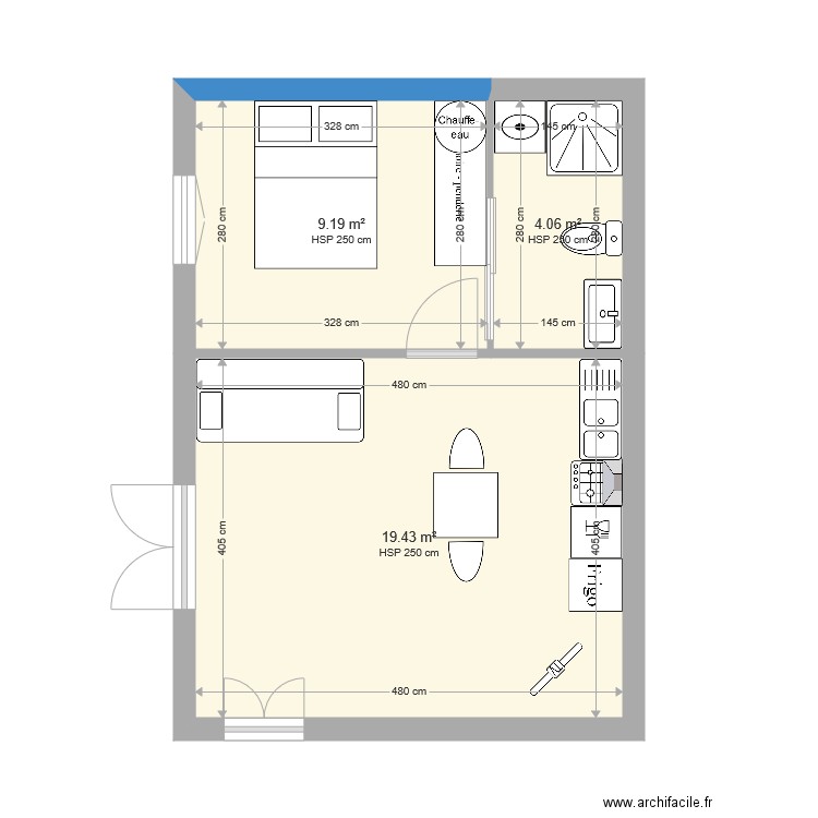 studio RDC Horloge 061120. Plan de 0 pièce et 0 m2