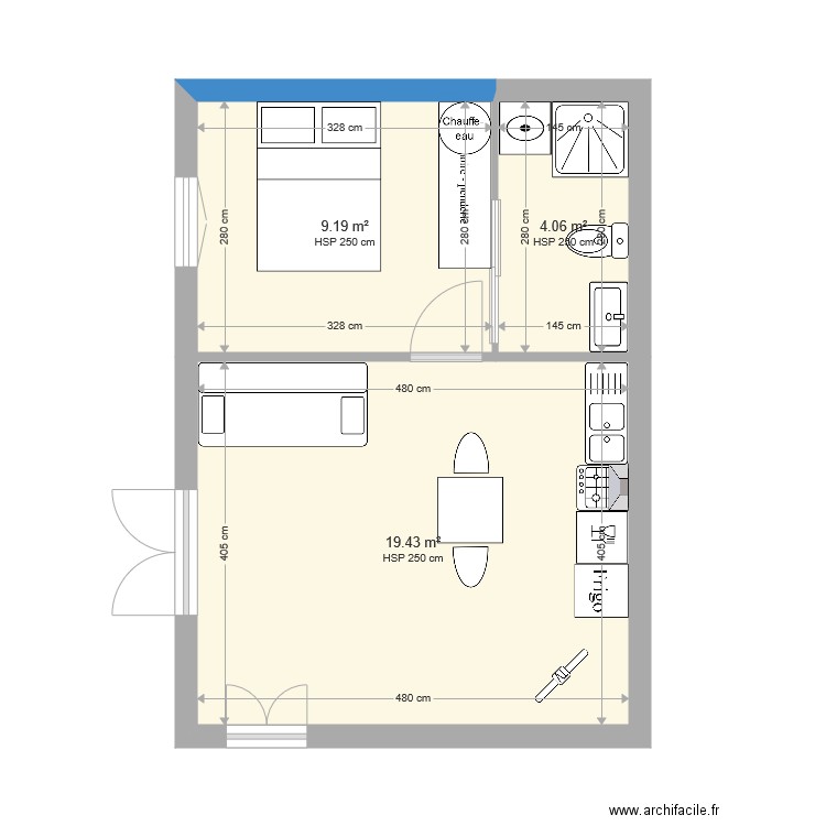 studio RDC Horloge 061120. Plan de 0 pièce et 0 m2