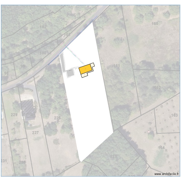 masse. Plan de 0 pièce et 0 m2