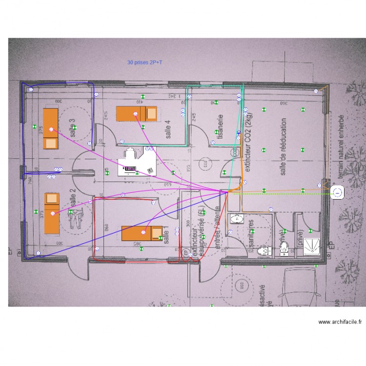 Colin  total plus spots. Plan de 0 pièce et 0 m2