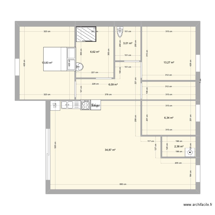 PLAN 3 . Plan de 0 pièce et 0 m2