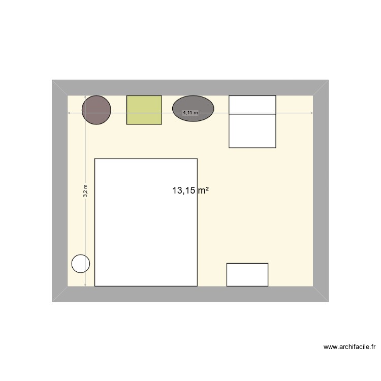 sejour convertible ouvert. Plan de 0 pièce et 0 m2