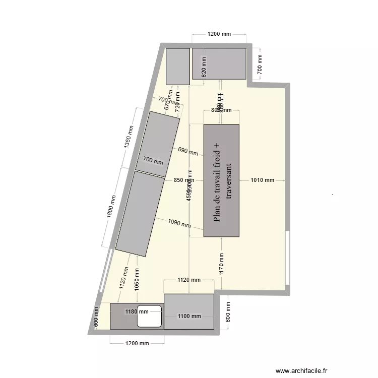 CHOLATERIE GILLES GOUJON. Plan de 