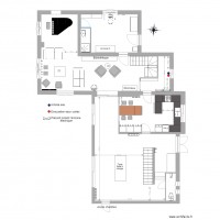 Plan aménagement salle salons cuisine buanderie 4