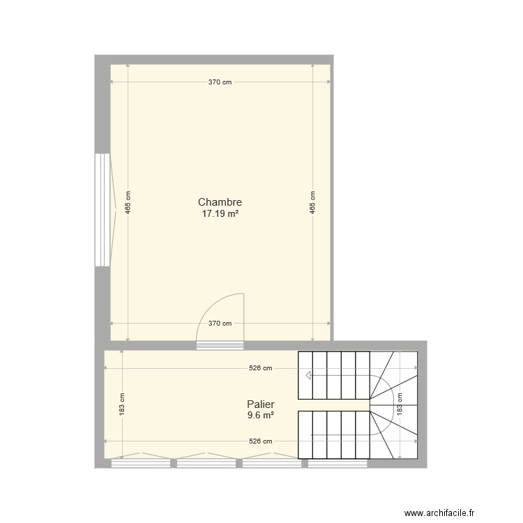 Cognac étage. Plan de 0 pièce et 0 m2