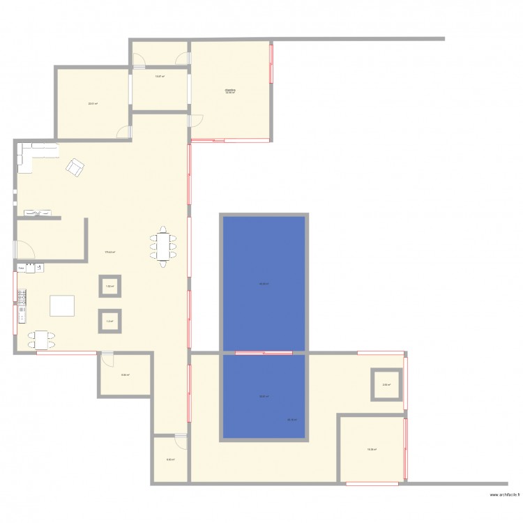 essai maison. Plan de 0 pièce et 0 m2