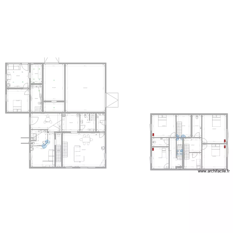 Place 3 chauffage. Plan de 