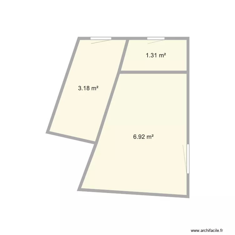 SdB Barbara Ben existant. Plan de 