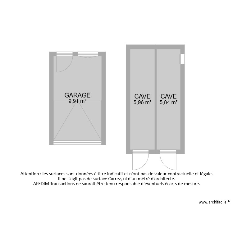 BI8021 ANNEXES. Plan de 3 pièces et 22 m2