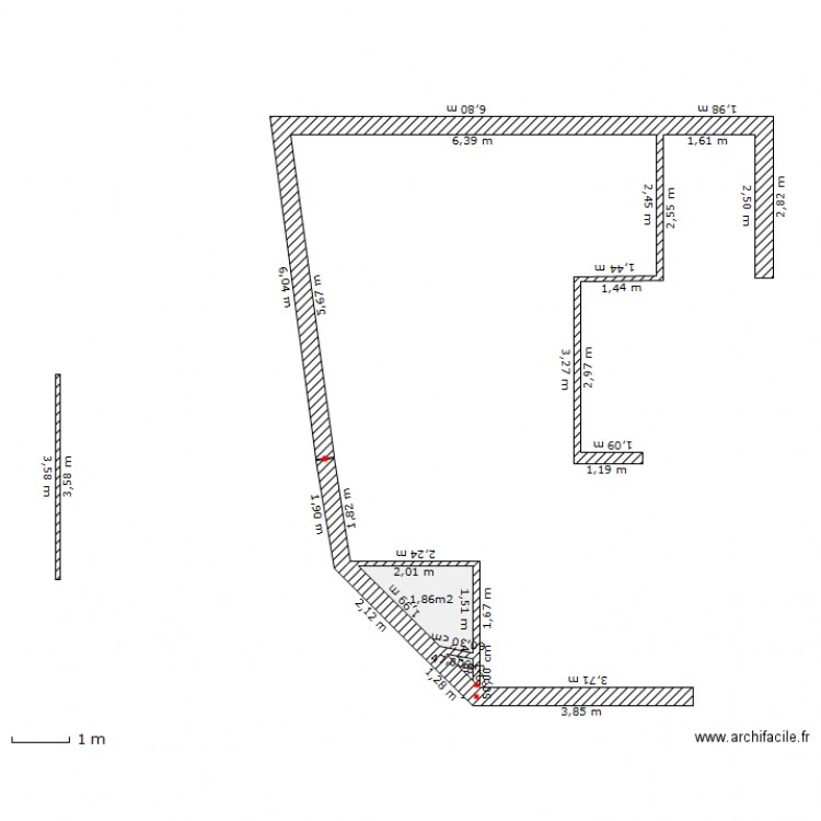 Delcourt.1 1. Plan de 0 pièce et 0 m2