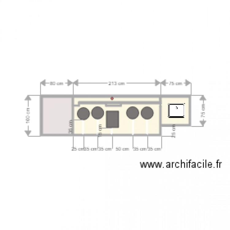 four Naniwe. Plan de 0 pièce et 0 m2