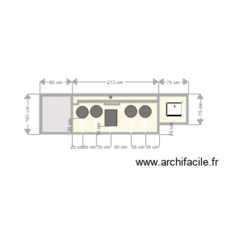 four Naniwe. Plan de 