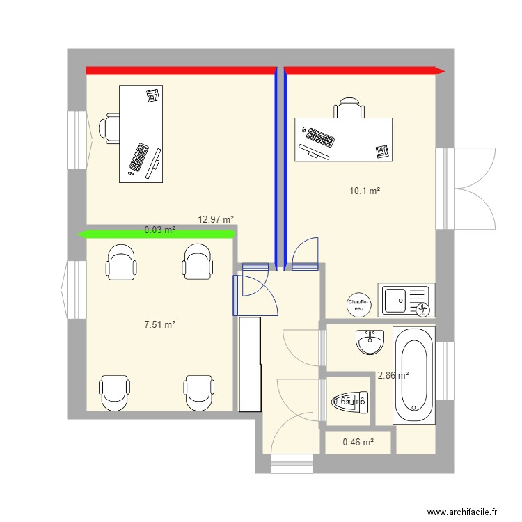 St Laurent travaux. Plan de 0 pièce et 0 m2