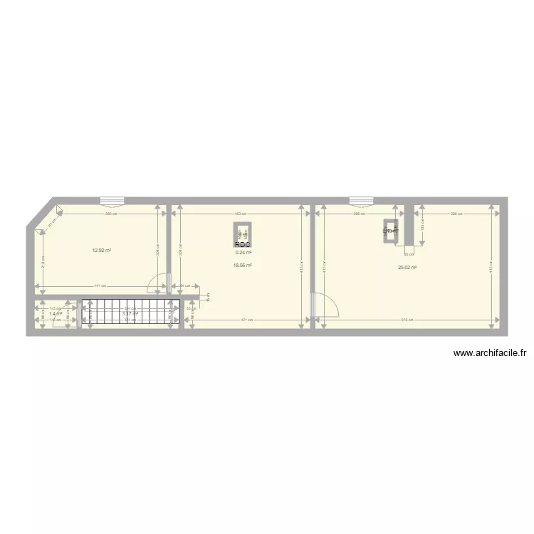 Appart Maison La poste Etage 1. Plan de Appart Maison La poste Etage 1. Plan de