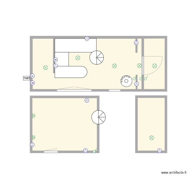 Tiny house 1. Plan de 0 pièce et 0 m2