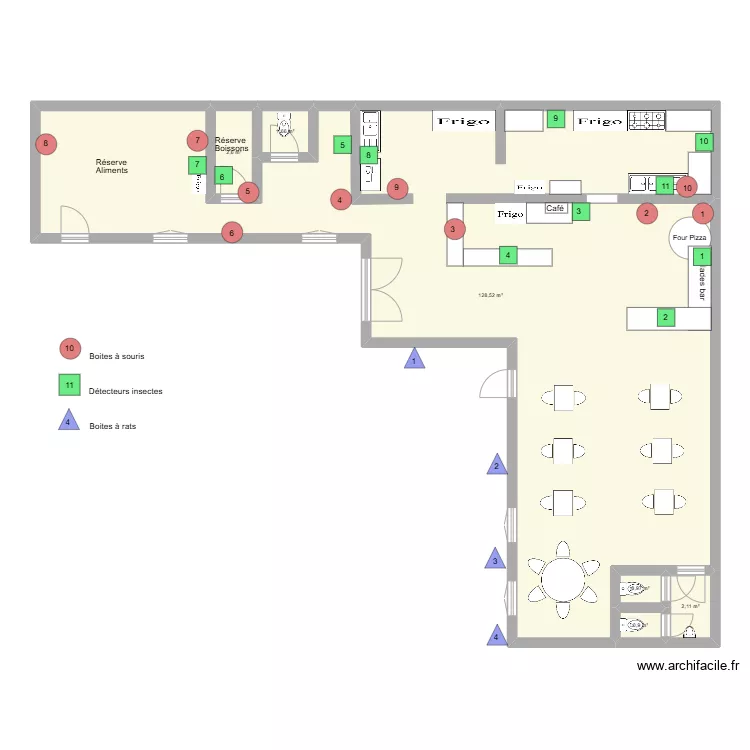 Cinquterre sprl. Plan de 