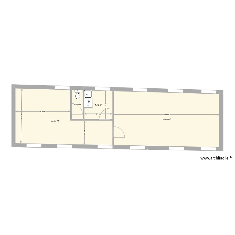 olagnon. Plan de 0 pièce et 0 m2