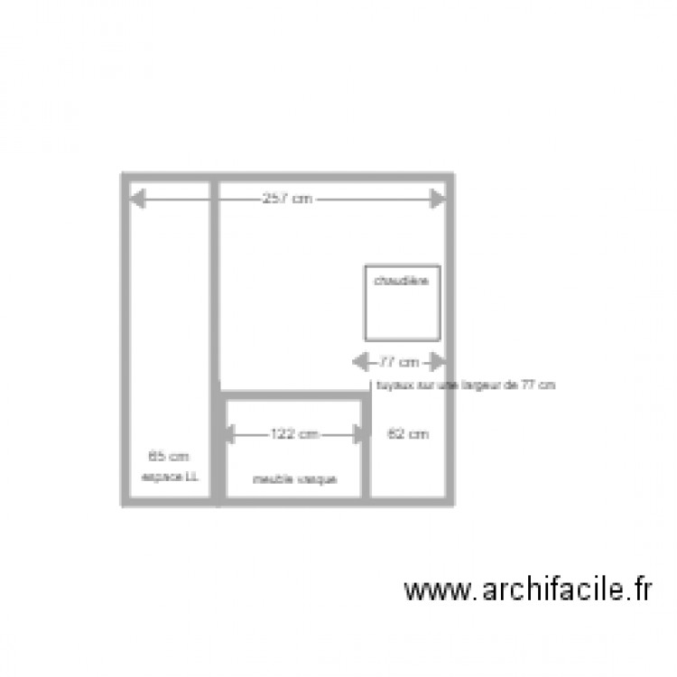 piquot salle de b. Plan de 0 pièce et 0 m2