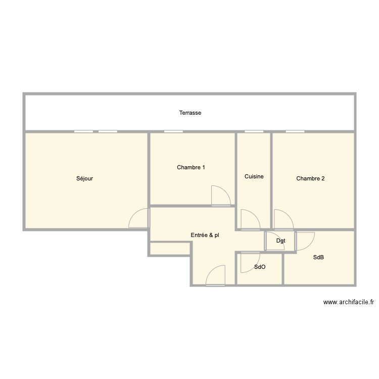 dugeny. Plan de 0 pièce et 0 m2