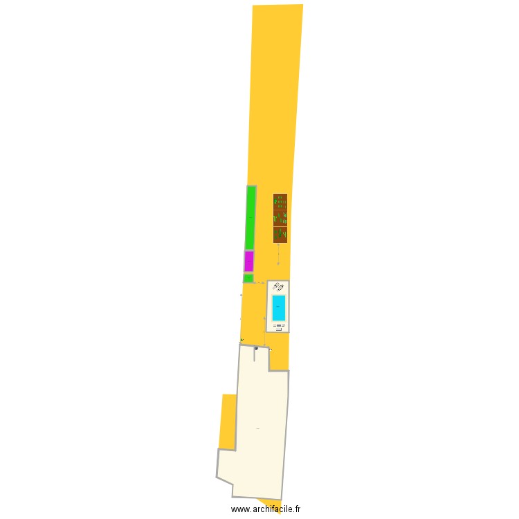 Projet piscine 12 2020 . Plan de 5 pièces et 535 m2