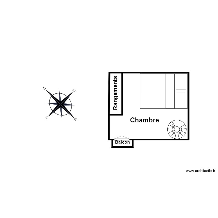 PLAN DUPLEX BERNOT 2EME NIVEAU. Plan de 0 pièce et 0 m2