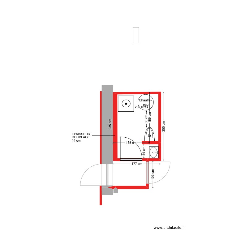 buanderie 1/25°. Plan de 0 pièce et 0 m2