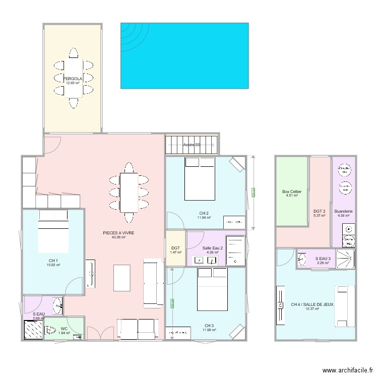 MARINIERE ESQUISSE V2. Plan de 0 pièce et 0 m2