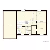 plan &eacute;tage nouvel escalier