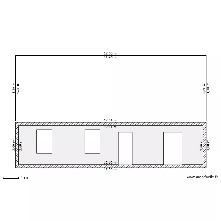 FACADE AVANT. Plan de FACADE AVANT. Plan de