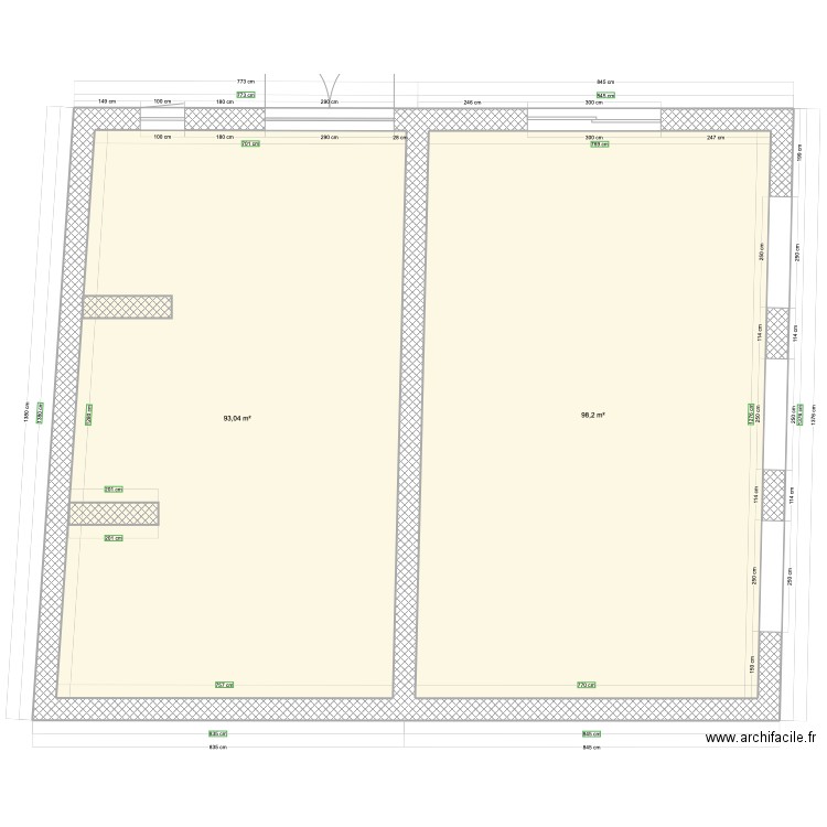 Base de travail RDC. Plan de 0 pièce et 0 m2