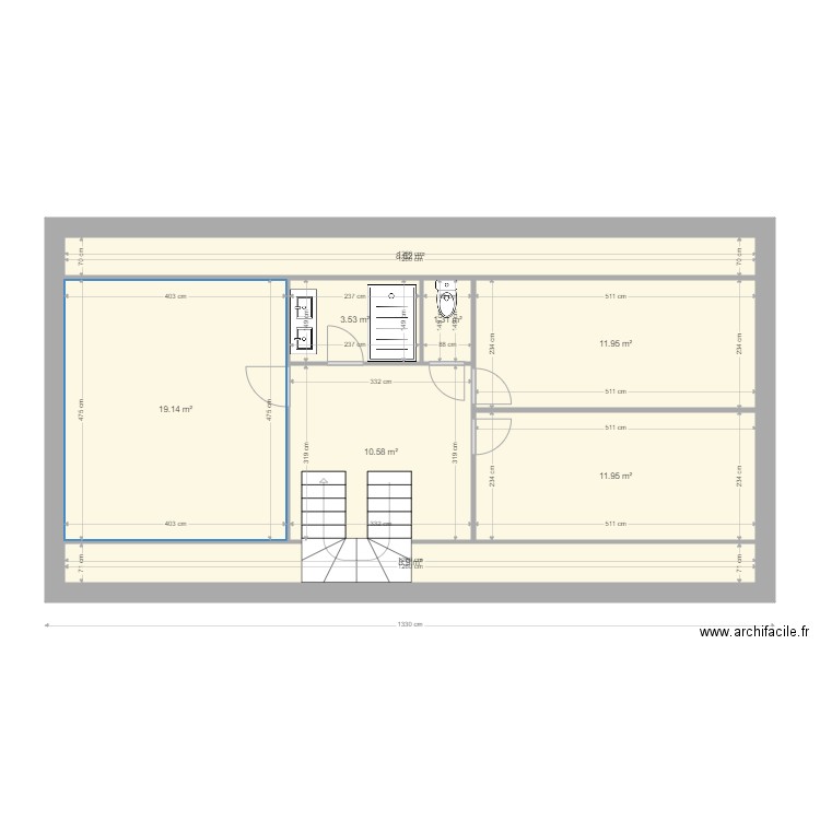 bogia etage. Plan de 0 pièce et 0 m2