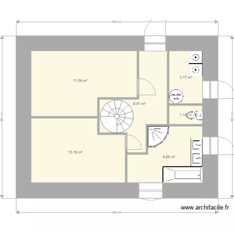 plan vrai cote. Plan de 