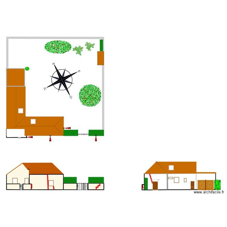 plan maison. Plan de 0 pièce et 0 m2