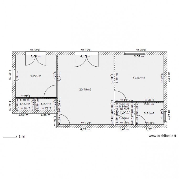 Herve ROMANI plan actuel. Plan de 0 pièce et 0 m2