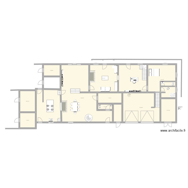 RESIDENCE PRINCIPALE RDC 2. Plan de 0 pièce et 0 m2