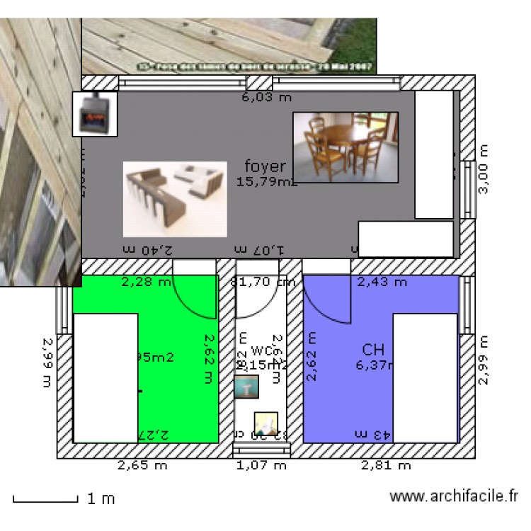 campe1. Plan de 0 pièce et 0 m2
