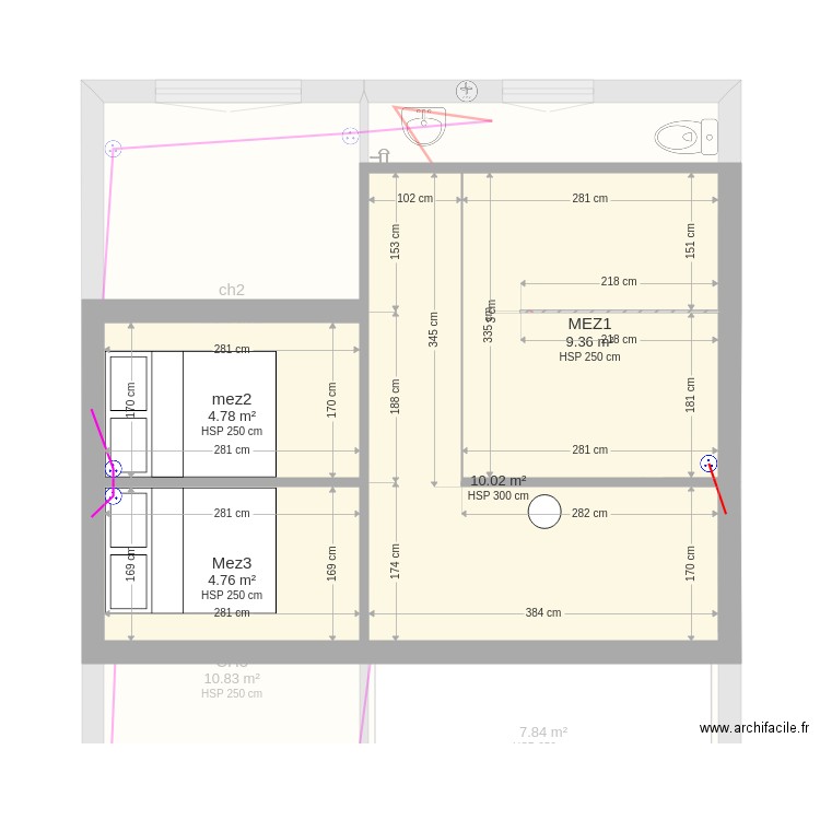 jerem et calou circuits prises. Plan de 0 pièce et 0 m2