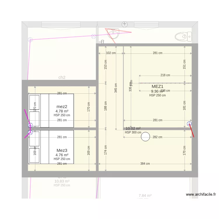 jerem et calou circuits prises. Plan de 