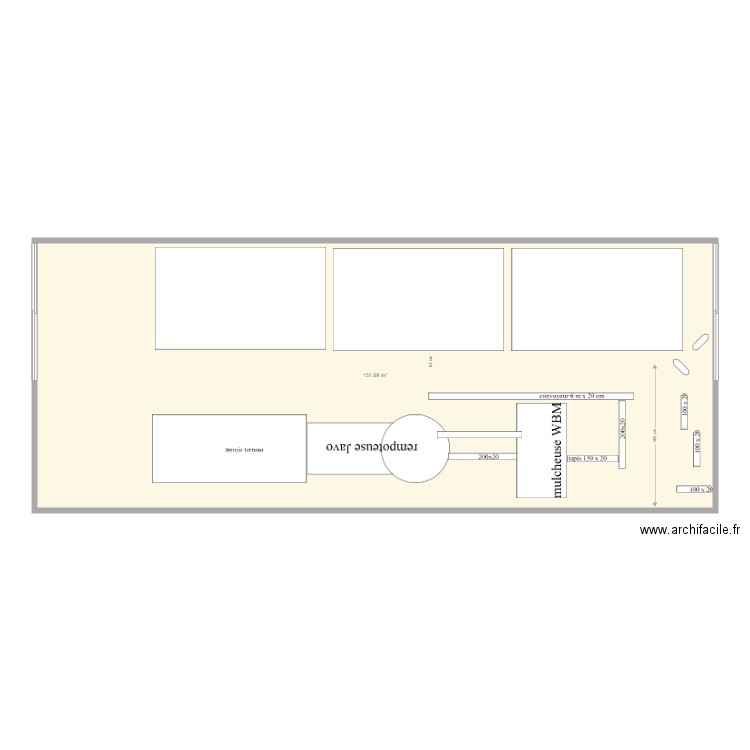 kercoadou v3. Plan de 0 pièce et 0 m2
