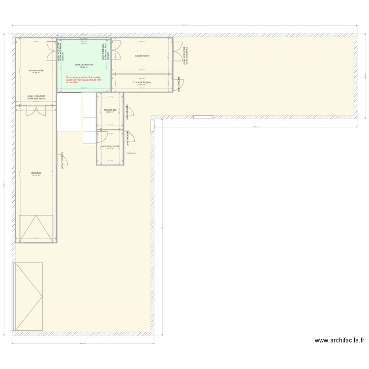 batiment LYON v2. Plan de 9 pièces et 394 m2