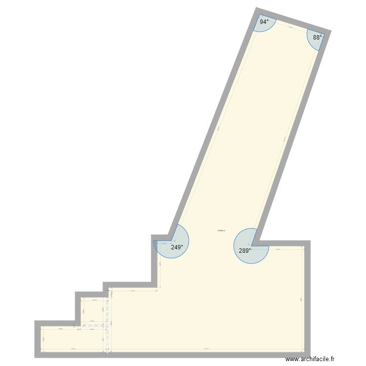 Plan Alexandre. Plan de 1 pièce et 319 m2