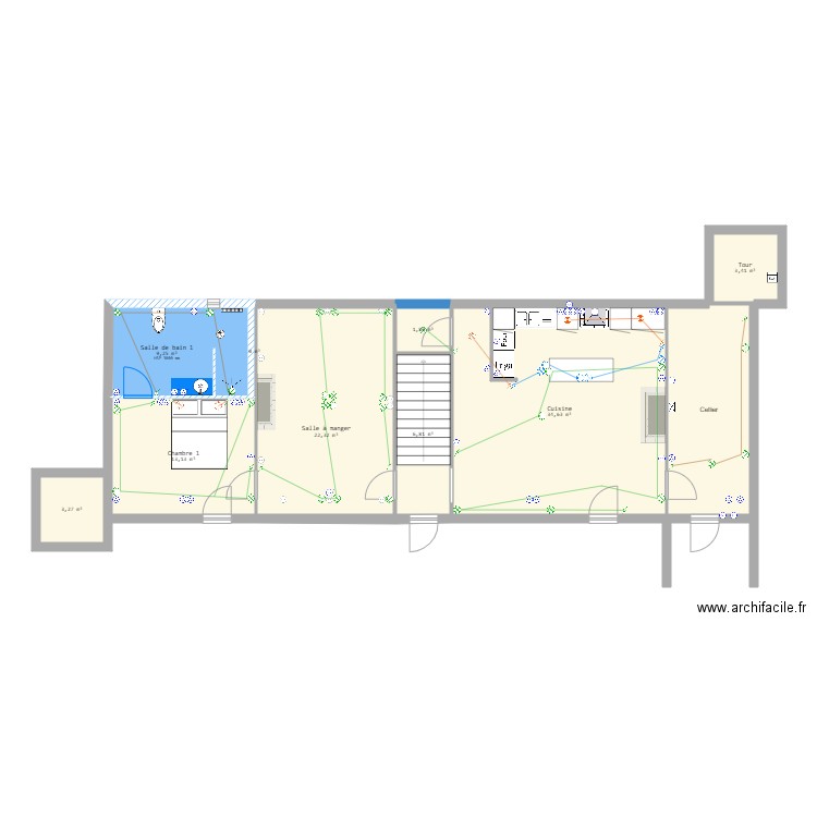 La Bernerie. Plan de 0 pièce et 0 m2